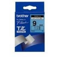 brother p touch tze521 9mm gloss tape black on blue