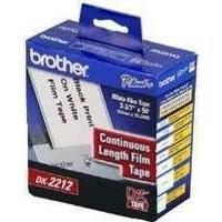 Brother DK22212 QL Continuous White Film Tape (62mm)