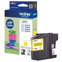 Brother LC221 Yellow Ink Cartridge