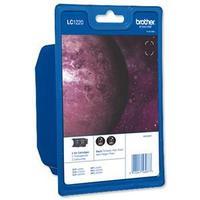 Brother LC1220 Black Ink Cartridge Twin Pack