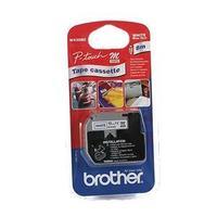 brother p touch mk233bz 12mm plastic tape blue on white