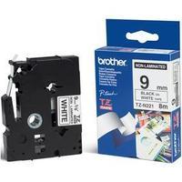 brother p touch tzn221 9mm tape black on white