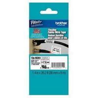 Brother P-Touch TZEFX261 36mm Flexible Tape - Black on White