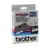 brother p touch tx221 9mm gloss tape black on white