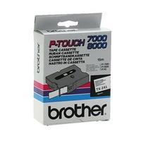 Brother P-Touch TX241 18mm Gloss Tape - Black on White