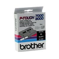 brother p touch tx335 12mm gloss tape white on black