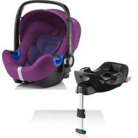 Britax Baby Safe i-Size Car Seat and i-Size Flex Base-Mineral Purple (New)