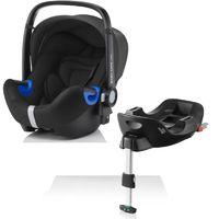 Britax Baby Safe i-Size Car Seat and i-Size Flex Base-Cosmos Black (New)