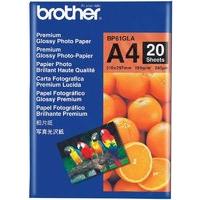 Brother Premium A4 190gsm Glossy Photo Paper - 20 Sheets