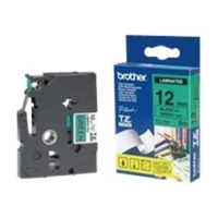 Brother TZe 731 Laminated tape- Black on Green