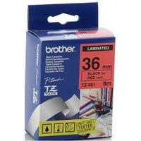 Brother TZe 461 Laminated tape- Black on Red