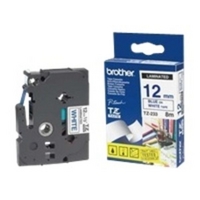 Brother TZe 233 Laminated tape- Blue on White