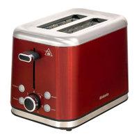 Brabantia 2 Slice Toaster Brushed Stainless Steel Red
