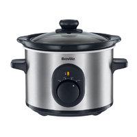 Breville Slow Cooker 1.5 Litre Brushed Stainless Steel 120w