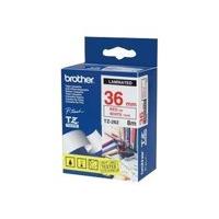 Brother TZe 262 Laminated tape- Red on white