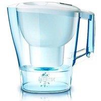 Brita 1.4 Litre Aluna Water Filter Jug Frosted White