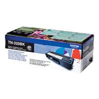 brother tn 320bk black toner cartridge 2 500 pages