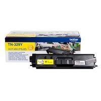 brother tn329y yellow original extra high capacity toner cartridge