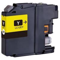 Brother LC12EY Yellow Compatible Ink Cartridge