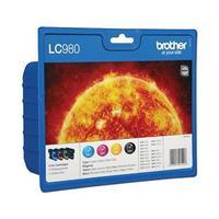 Brother LC980 BK/C/M/Y Original Multipack Ink Cartridges