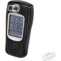 Breathalyser Renkforce TFT FiT239C Black Alcohol level reading range (max.)=4  Incl. display, Selectable SI units, Cloc