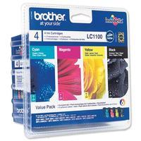 Brother LC1100 BK/C/M/Y Original Multipack Ink Cartridges