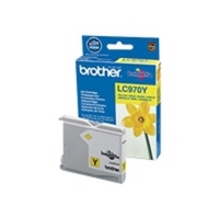 brother lc970y yellow ink cartridge 300 pages