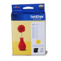 brother lc121y yellow original ink cartridge