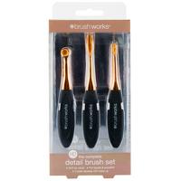 Brush Works Makeup Brushes HD Oval Brush Detail Set