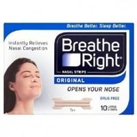 Breathe Right Nasal Strips - Natural 10 Large
