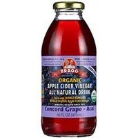 Bragg Apple Cider Concord Grape Acai Drink 473ml Bottle(s)