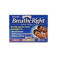 breathe right nasal strips large tan 6 packs