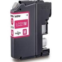 Brother LC221M (260 Page Yield) Ink Cartridge (Magenta)