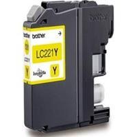 brother lc221y yellow original ink cartridge