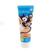 brushbaby tutti frutti toothpaste with xylitol 3 6 years