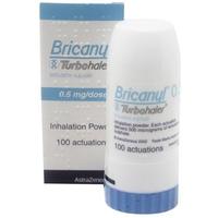 Bricanyl Turbohaler (Terbutaline Sulphate) 500 Micrograms/Metered Inhalation