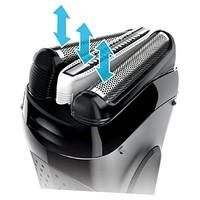 braun series 3 3090 electric foil shaver with cleaner and charge stati ...