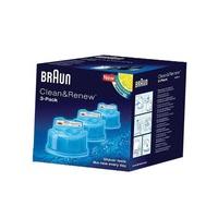 Braun Clean & Renew Pack of 3 Cartridges