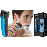 Braun Series 3 310s Rechargeable Wet&Dry Electric Shaver, blue
