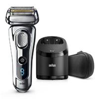 Braun Series 9 9295cc Wet and Dry Men\'s Electric Shaver - Silver (without Clean & Renew cartridge)