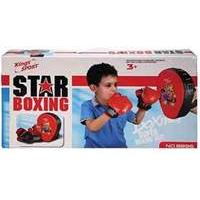 brand new super boxing set punch pad and gloves by kings sport for kid ...