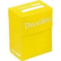 bright yellow deck box unit