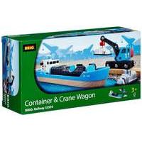 BRIO Container and Crane Wagon BRI-33534