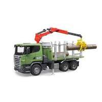 bruder timber truck with loading crane