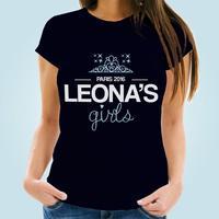 Brides Girls Custom Hen Party Navy T-Shirt