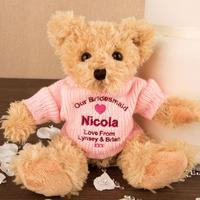 Bridesmaid Light Coloured Bear