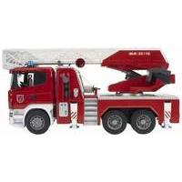 bruder scania r series fire engine with light