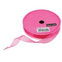 Bright Pink Organza Ribbon