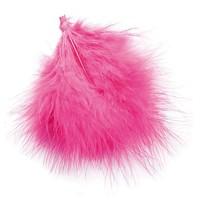 Bright Pink Decorative Feathers