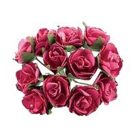 Bright Pink Tea Roses